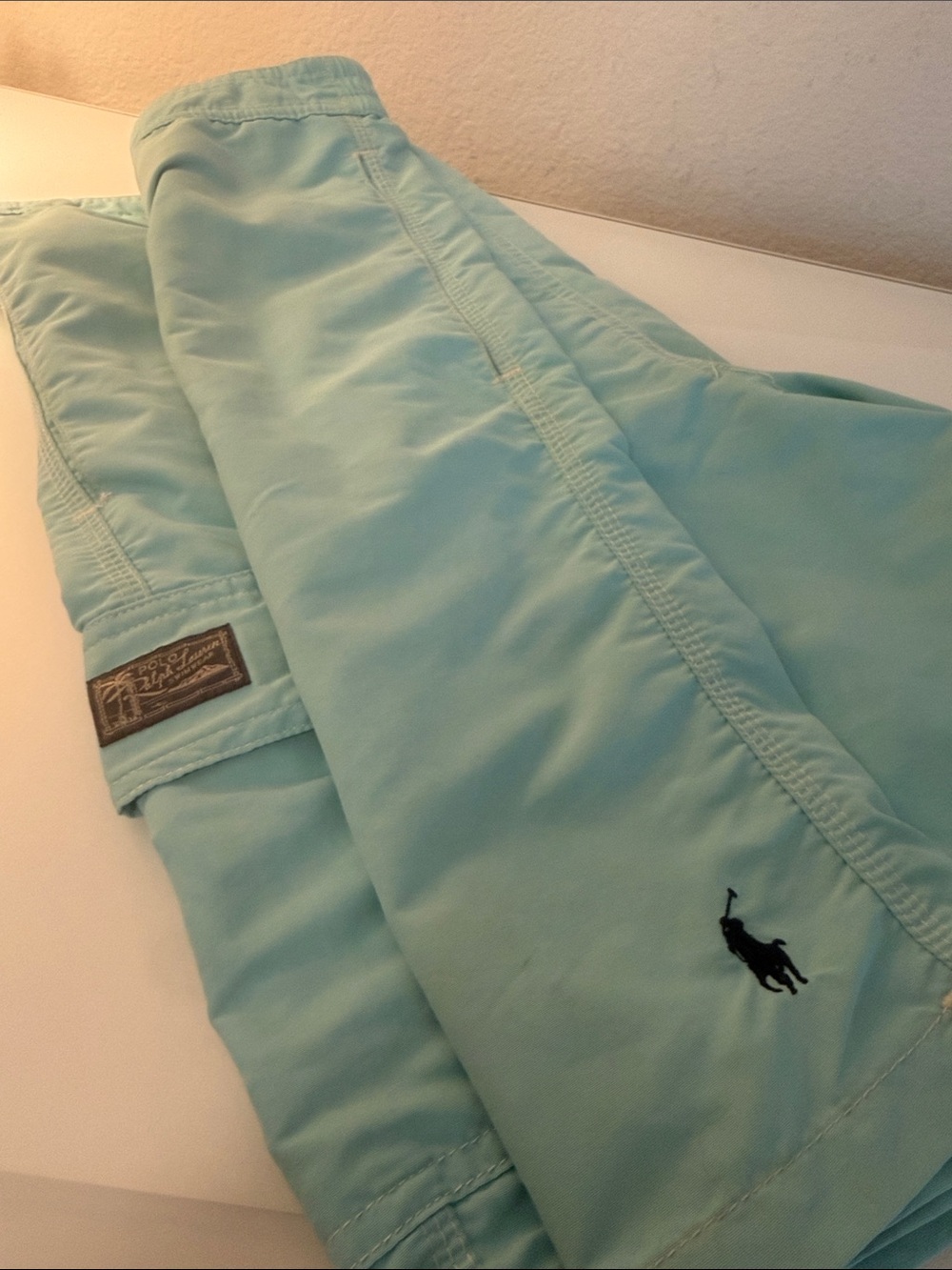 Polo Ralph Lauren Men’s Aqua Blue Swim Trunks Size XL - Picture 4 of 8